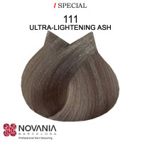 Професійна крем-фарба для волосся Novania Barcelona- Ультра-світлий попелястий блондин  60мл