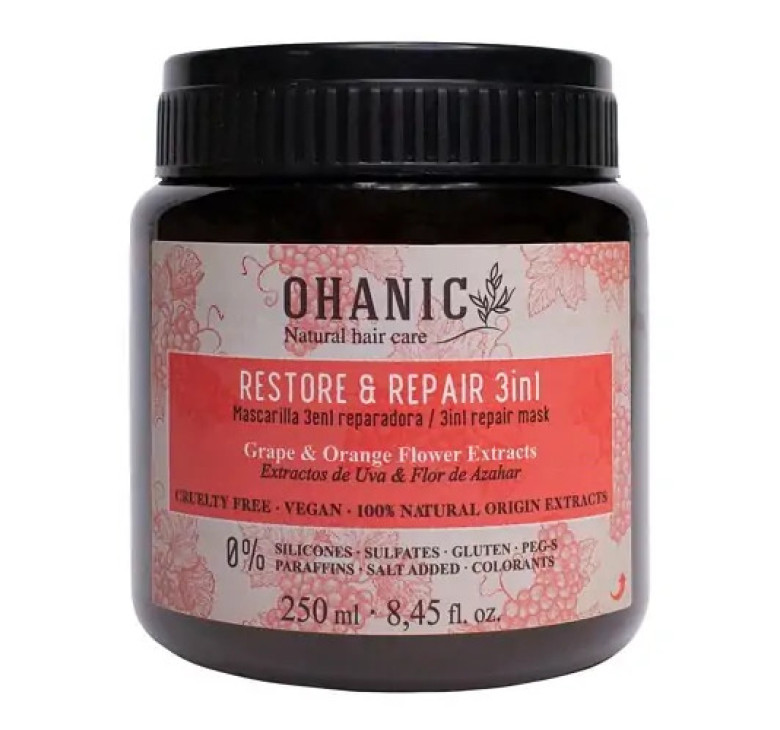 Відновлювальна маска Ohanic Restore & Repair 3 in 1 Repairing Mask 250мл