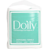 Рушники Doily 40 х 70 см в пачці зі спанлейсу 40 г/м2 гладкі 50 шт