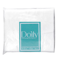 Рушники Doily 50 х 80 см в пачці зі спанлейсу 40 г/м2 гладкі 50 шт