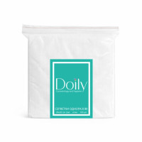 Серветки Doily 20 х 20 см в пачці зі спанлейсу 40 г/м сітка 100 шт