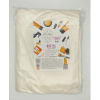 Фартух Panni Mlada 0,8х1,25 м з поліетилену білий 50 шт