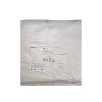 Фартух Polix PRO&MED 0,8х1,25 м з поліетилену білий 50 шт