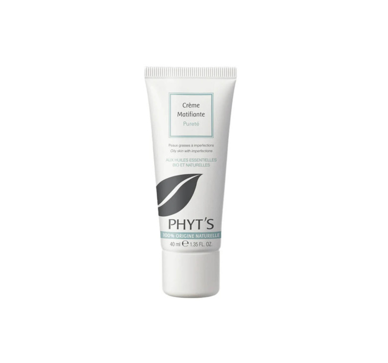 Крем PHYT'S Crème Matifiante Pureté матирующий очищение для зрелой кожи жирного типа, склонной к акне, 40 g