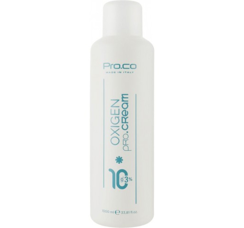 Окислитель кремообразный 3% 10 Vol Pro.Co Oxigen Pro.Cream  1000 мл