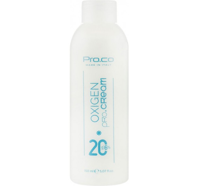 Окислитель кремообразный 6% 20 Vol Pro.Co Oxigen Pro.Cream  150 мл