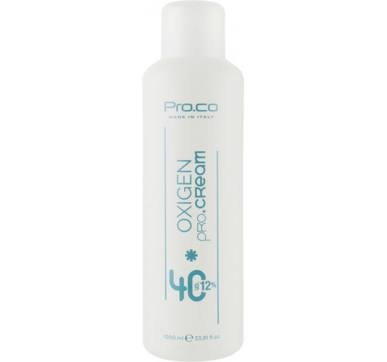 Окислитель кремообразный 12% 40 Vol Pro.Co Oxigen Pro.Cream  1000 мл