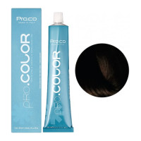 Краска для волос Pro.Co PRO.COLOR OXIDATION COLORING 4/00 каштановый натуральный интенсивный 100 мл