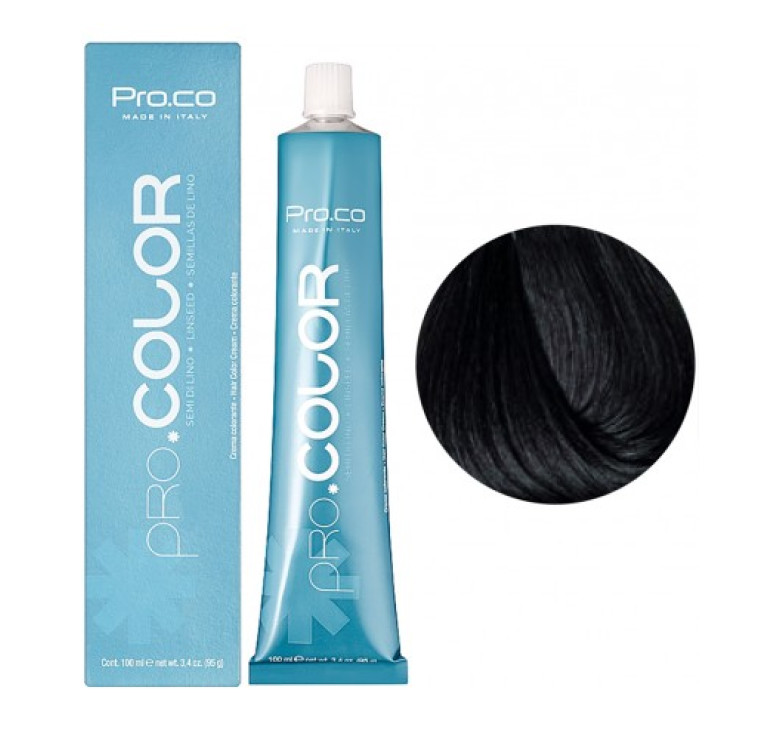 Краска для волос Pro.Co PRO.COLOR OXIDATION COLORING 4/11 каштановый интенсивный пепельный 100 мл