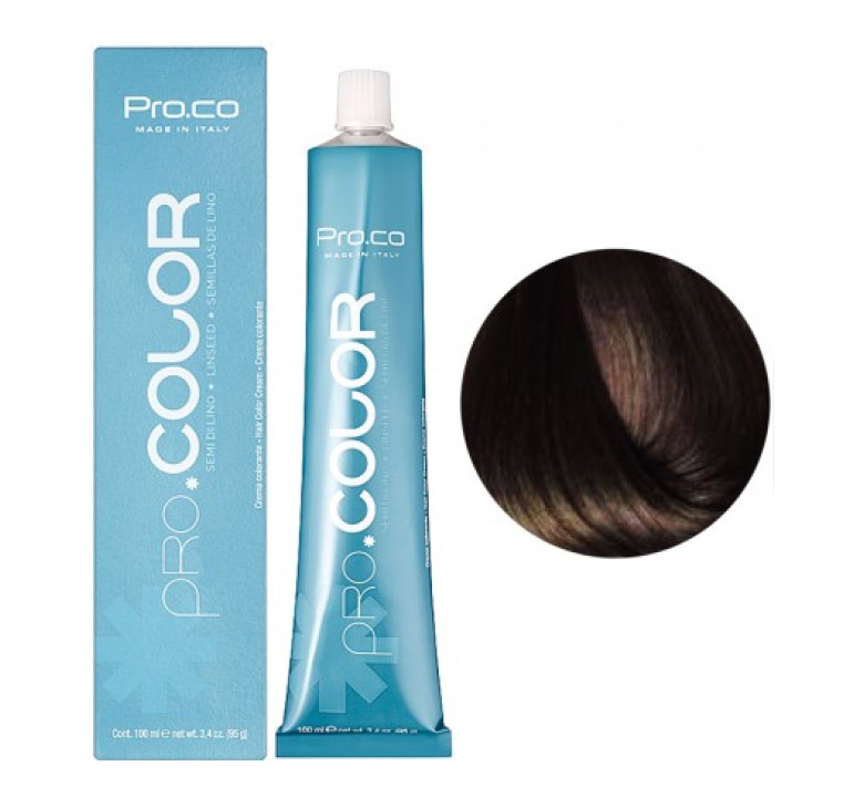 Краска для волос Pro.Co PRO.COLOR OXIDATION COLORING 5/0 каштановый светлый 100 мл
