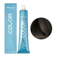 Краска для волос Pro.Co PRO.COLOR OXIDATION COLORING 6/01 блондин темно-пепельный натуральный 100 мл