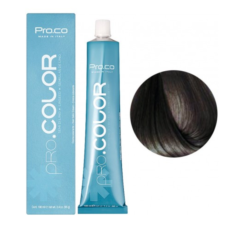 Фарба для волосся Pro.Co PRO.COLOR OXIDATION COLORING 6/1 блондин темно-попелястий 100 мл