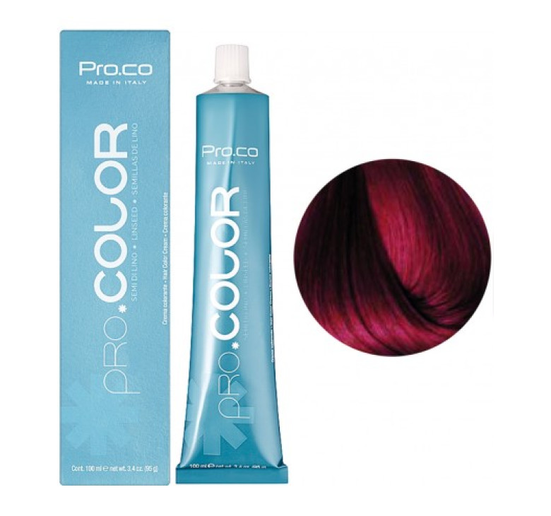 Фарба для волосся Pro.Co PRO.COLOR OXIDATION COLORING 6/66 блондин темний червоний інтенсивний 100 мл