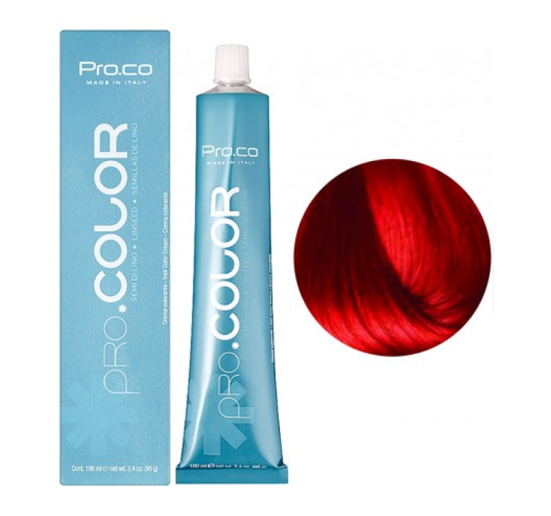 Фарба для волосся Pro.Co PRO.COLOR OXIDATION COLORING 6/66RP блондин темний червоний мідний інтенсивний 100 мл