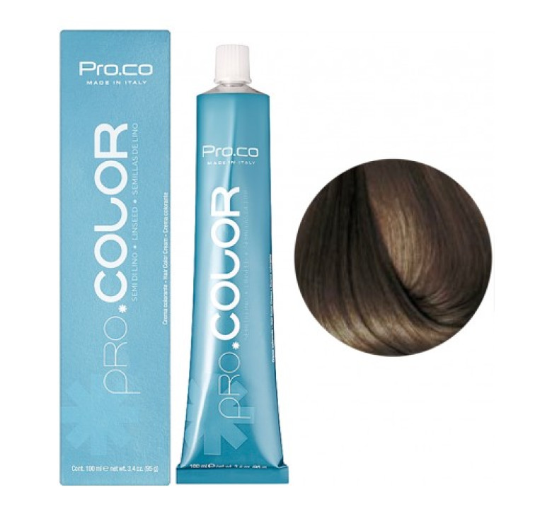 Фарба для волосся Pro.Co PRO.COLOR OXIDATION COLORING 7/01 блондин натуральний попелястий 100 мл