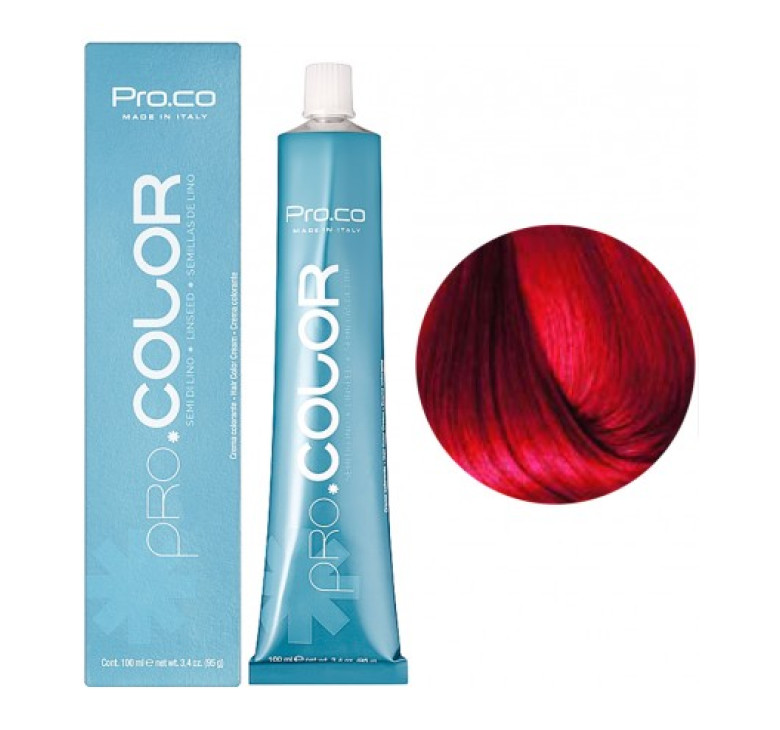 Фарба для волосся Pro.Co PRO.COLOR OXIDATION COLORING 7/66 блондин червоний інтенсивний 100 мл