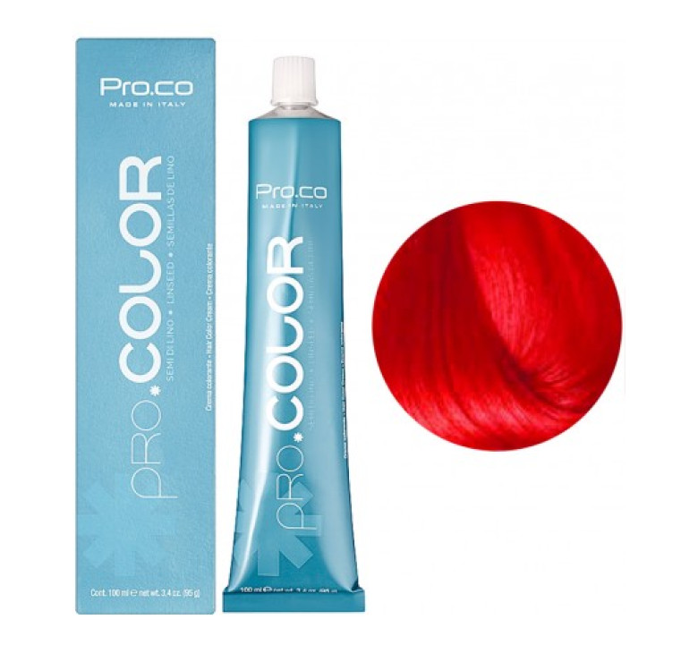 Фарба для волосся Pro.Co PRO.COLOR OXIDATION COLORING 7/66RP блондин червоний інтенсивний 100 мл
