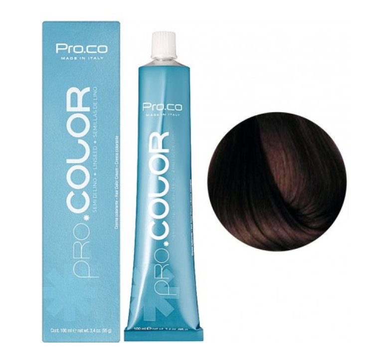 Фарба для волосся Pro.Co PRO.COLOR OXIDATION COLORING 7/72 горіх 100 мл