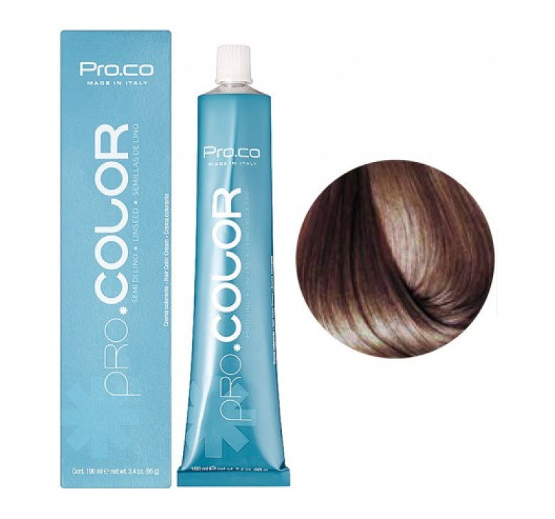 Фарба для волосся Pro.Co PRO.COLOR OXIDATION COLORING 8/07 блондин світлий табачний 100 мл
