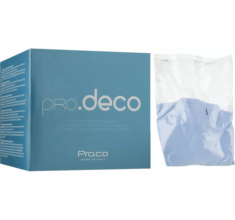 Пудра для освітлення волосся в пакетиках Pro.Co Brightening Powder 500гр