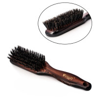 Щітка масажна для волосся дерев'яна з щетиною SALON PROFESSIONAL 17148 FM