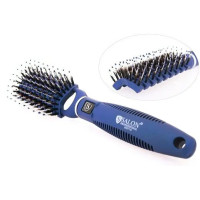 Гребінець для волосся продувна з комбінованою щетиною SALON PROFESSIONAL 25071 GDE/9571 G