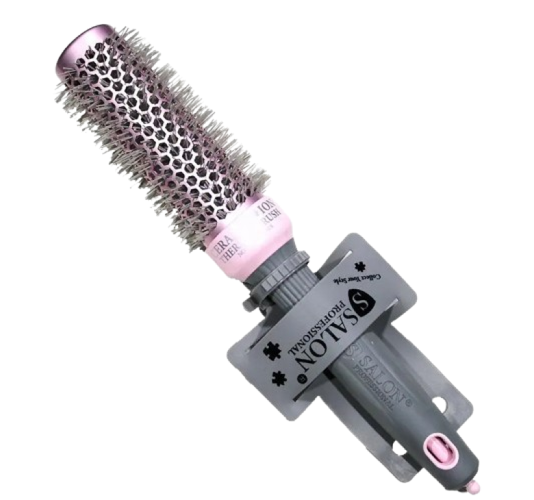 Брашинг для волос 33 мм Ceramic Ion Thermal Brush Salon Professional, N-OG 33 N-Ci PINK