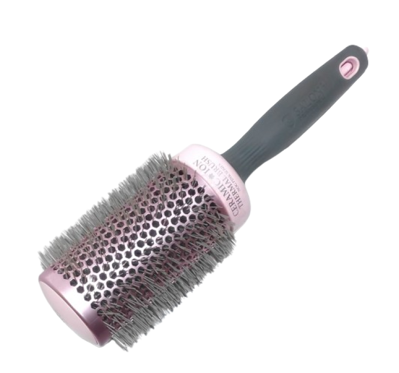 Брашинг для волосся 53 мм Ceramic Ion Thermal Brush Salon Professional, N-OG 53 N-Ci PINK