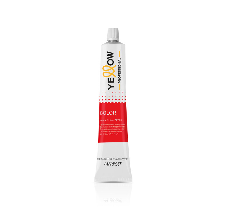 Крем - краска для волос Yellow Professional Color Permanent 6.53 темный блондин шоколадный, 100мл 