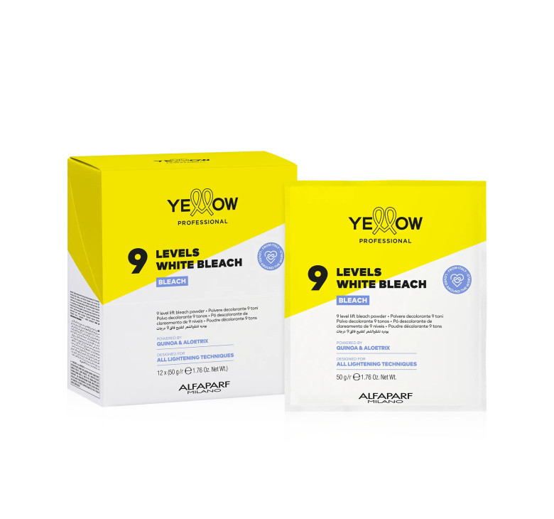 Порошок для знебарвлення волосся Yellow Professional Bleach до 9 тонів  саше 50гр