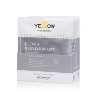 Порошок для знебарвлення волосся Yellow Professional Bleach до 9 тонів  саше 50гр